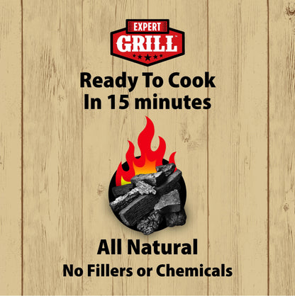 Get Your Grill Game On with Our 8 Lbs All-Natural Lump Charcoal! 🔥🌿