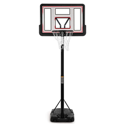 44" Basketball Hoop Adjustable Height 6.56'-10' Goal Durable Outdoor Portable Basketball System(Teens/Adults)