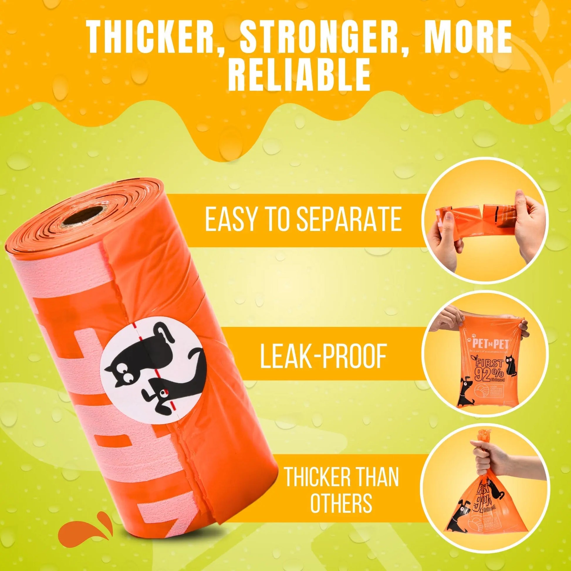 92% Biobased Poop Bags Pet N Pet ®