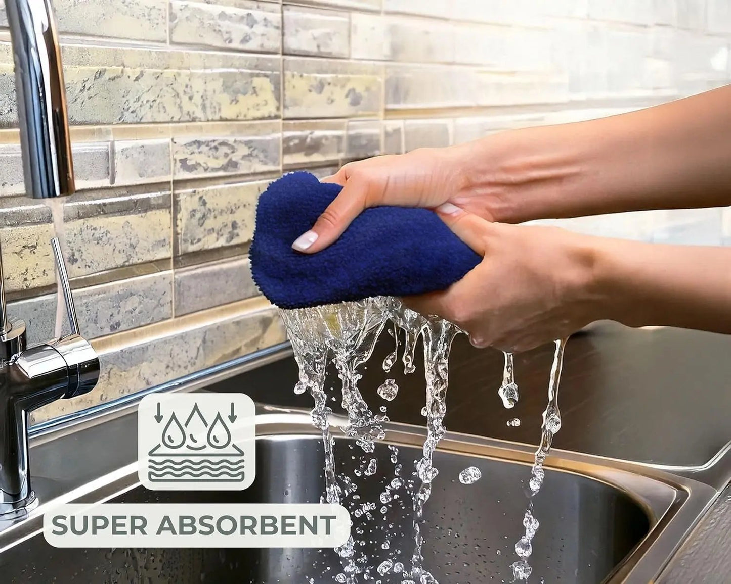 Upgrade your kitchen game with our 8 Pack of 100% Cotton Dish Cloths! Perfect for all your dishwashing needs! 🧼✨ #KitchenEssentials #EcoFriendly