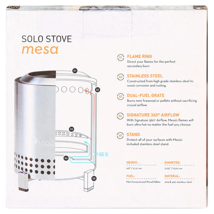 Mesa 5&quot; Tabletop Firepit, Metal