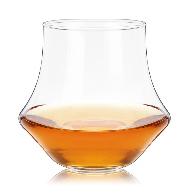 Whiskey Glasses, Drinking Glasses for Bourbon, Scotch, 12 Oz, Set of 4