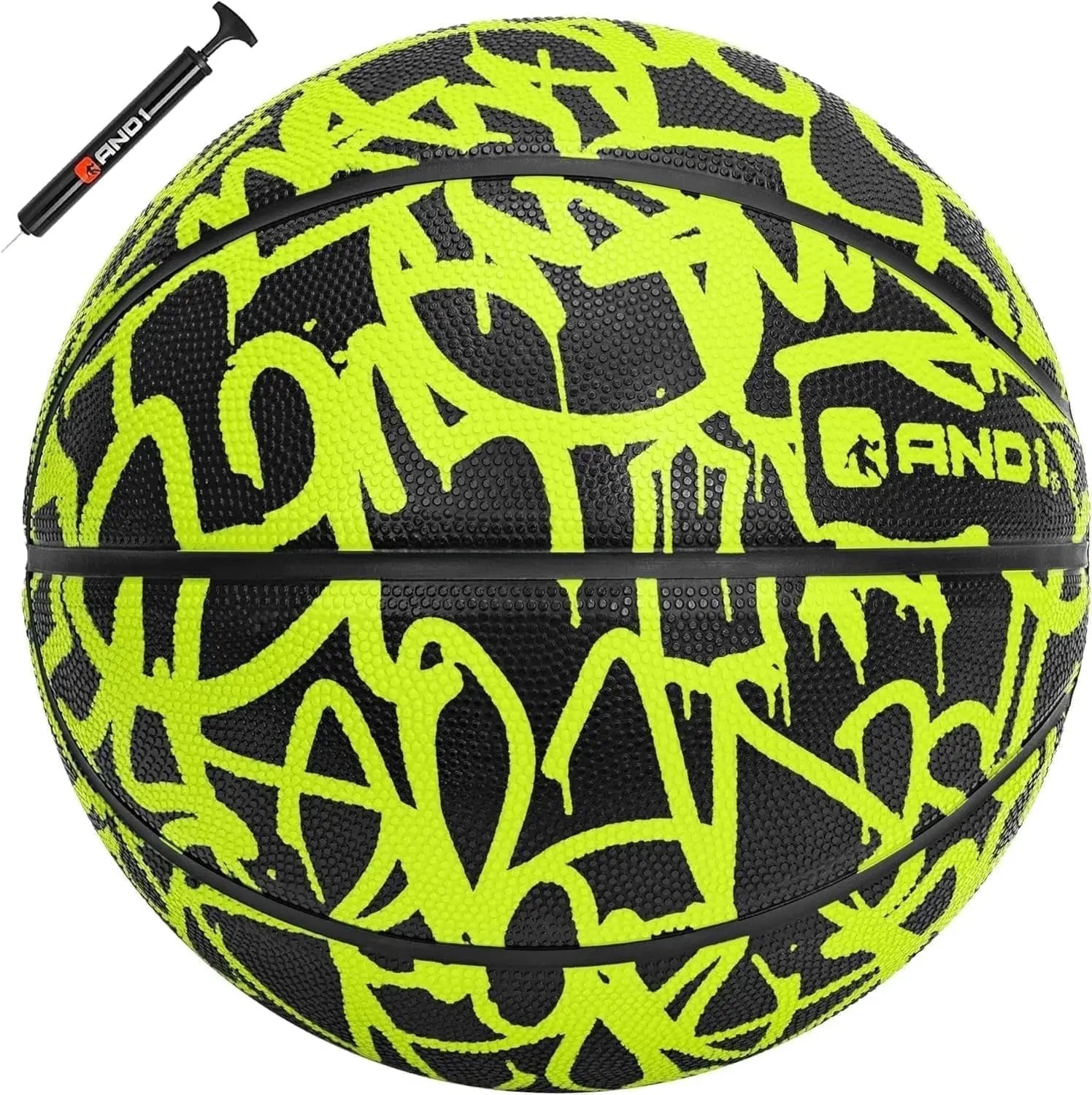 Fantom Graffiti Basketball: Official Regulation Size 7 (29.5") Rubber Basketball