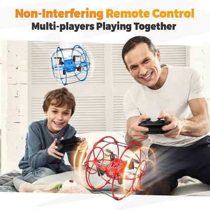Mini Drone for Beginners with 360° Flips, LED Lights &amp; 2 Batteries, Indoor &amp; Outdoor Flying Toy for Boys and Girls