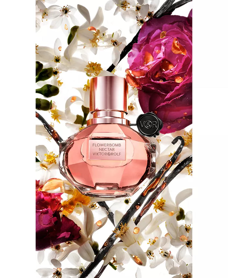 Unleash Your Inner Floral Goddess with Flowerbomb Nectar Eau De Parfum - 3.4 Oz of Pure Bliss! 🌸✨