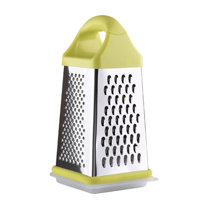 Vegetables Slicers Stainless Steel Perfect Box Grater for Cheese Vegetables Ginger Dishwasher Safe Cheese Grater Box Grater for Cheese Stainless Steel