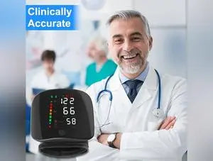 Clinical-Grade Wrist Electronic Blood Pressure Monitor Our3Designs