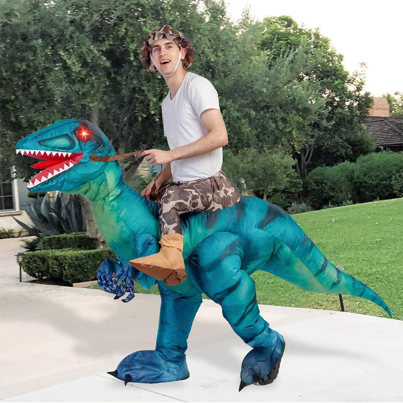 Get Ready to Roar! 🦖 Inflatable Dinosaur Costume for Epic Adult Halloween Fun! Perfect for Parties & Cosplay! 🎉👻