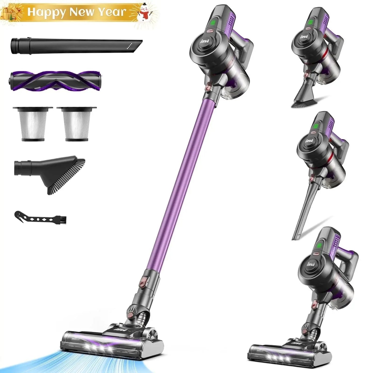 Say goodbye to pet hair and dirt with our ultra-light 6-in-1 Cordless Vacuum Cleaner! 🧹✨ Perfect for carpets and hard floors! #CleanHome #PetLovers #VacuumMagic