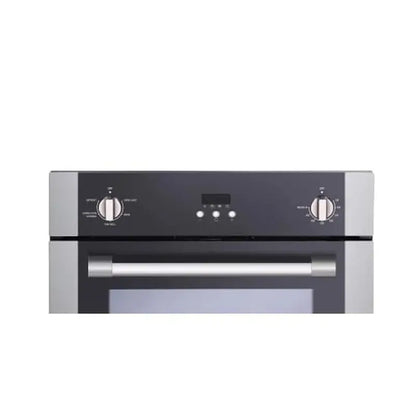 24 Inch Built-In Wall Oven, Stainless and Black