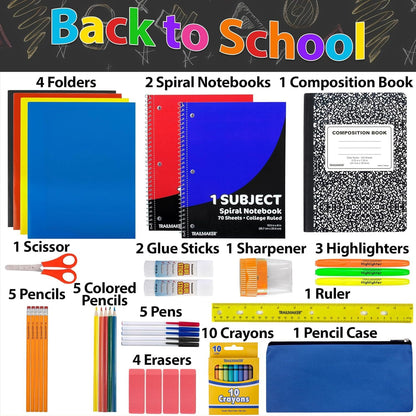 45 Piece Stationary Supply Kits