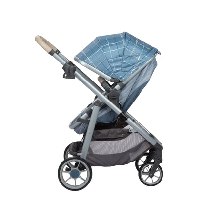 Ultimate 6-In-1 Travel System for Infants & Toddlers - Stylish Plaid Design 🌟 Unisex & Versatile! 👶🚗 #ParentingMadeEasy #TravelInStyle