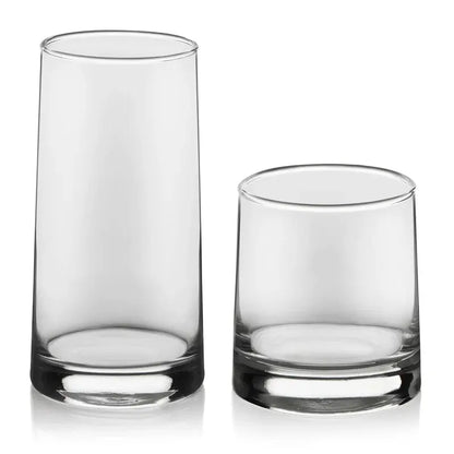 Sip Happens: The Cabos 16-Piece Tumbler and Rocks Glass Set for Your Everyday Cheers!