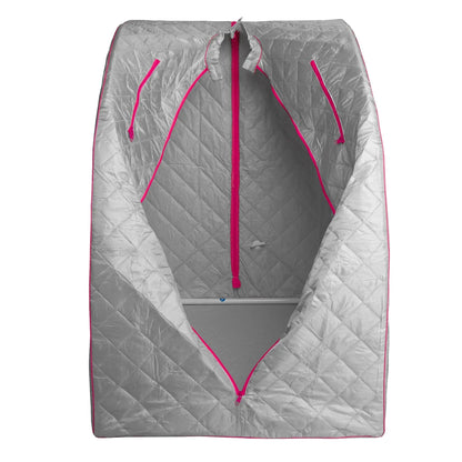 Durherm Personal Steam Sauna for Wellness, Weight Loss, Detox, Relaxation, 1 Pack, 33" X 28.5" X 39.5"