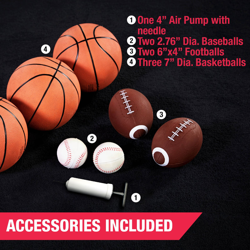Score Big with the Ultimate 3 in 1 Multi Game: Basketball, Football, and Baseball Fun! 🏀⚽⚾️