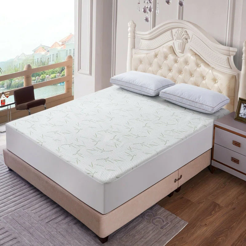 Keep your mattress safe and sound with our hypoallergenic, waterproof fitted protector! 🛏️💧 #SleepBetter #MattressProtection