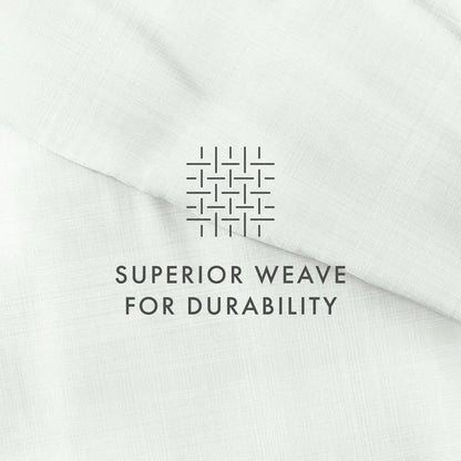 Thatch Patterned Performance Forest Twin 3-Piece Duvet Cover Set