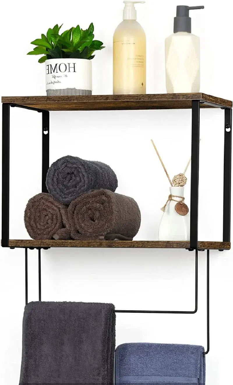 2 Wall Towel Rack
