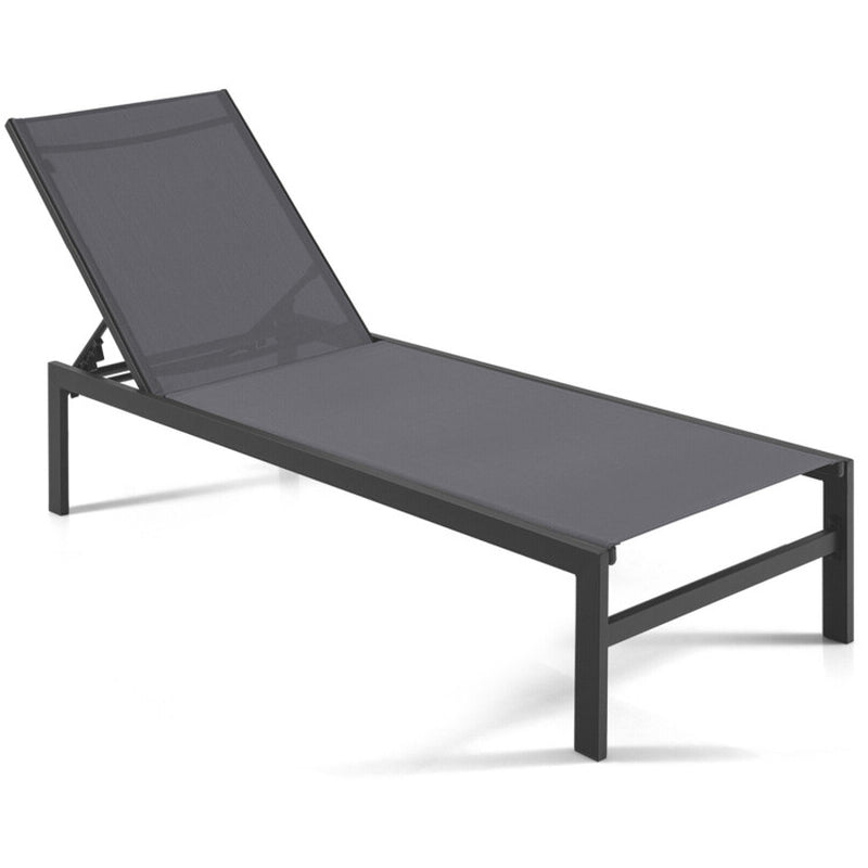 Elevate Your Relaxation Game with Our 6-Position Chaise Lounge Chairs – Durable & Stylish with Rustproof Aluminium Frame! 🛋️✨