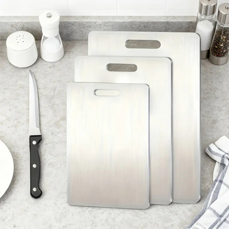 4pcs Heavy-Duty Commercial Home Kitchen Cutting Board with knife