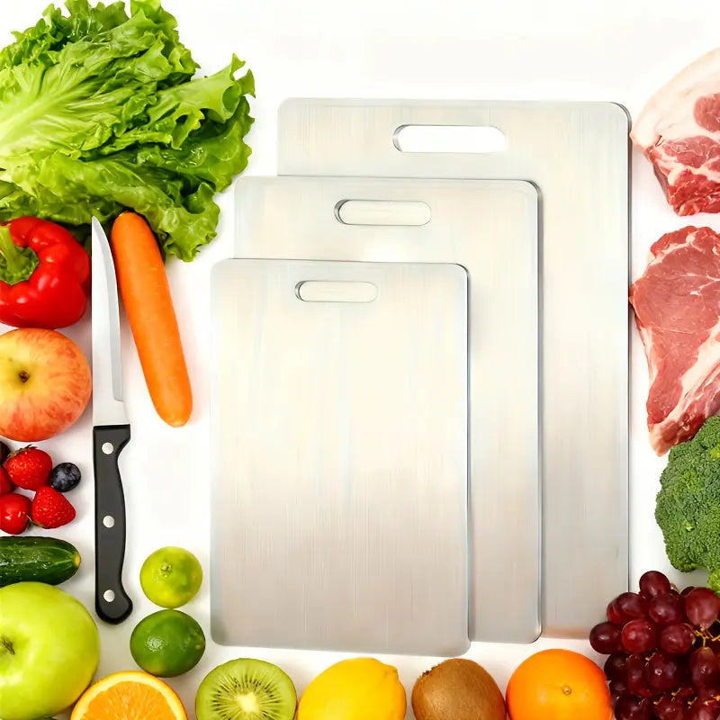 4pcs Heavy-Duty Commercial Home Kitchen Cutting Board with knife