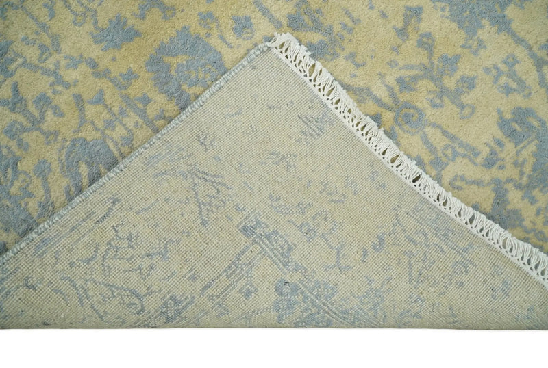 4x6 Fine Hand Knotted Gold and Silver Traditional Vintage Persian Style Antique Wool and Silk Rug | AGR11 The Rug Decor