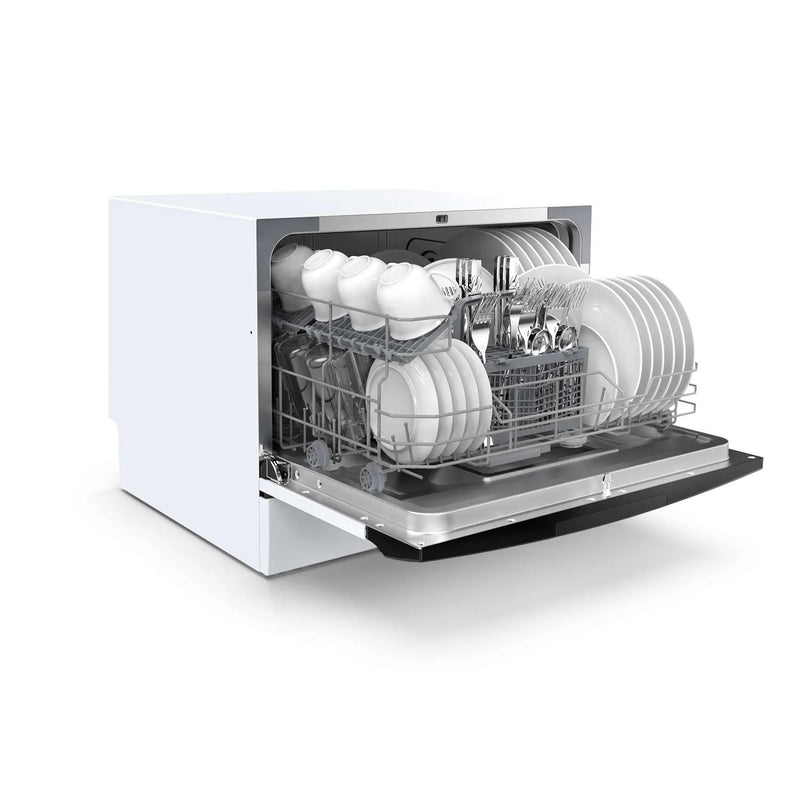 Wave goodbye to dishwashing struggles! 🌊✨ Discover our stylish Portable Countertop Dishwasher that holds 6 place settings and features 8 convenient programs! Ideal for cozy spaces! 🧼💖 #Dishwasher #HomeEssentials #SpaceSaver