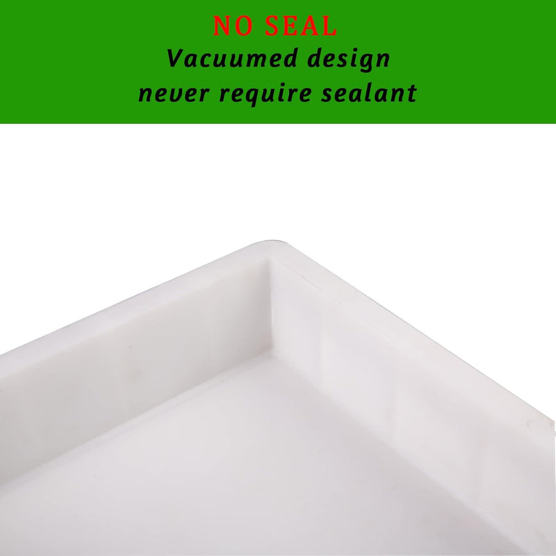 Epoxy Mold with Divider Adjustable-15.7X7.9X2.3 in No-Seal Large Resin Mold Integrated Clamping System - Perfect for Beginners & Experienced Artists Alike-Ideal for Creative Resin Art Projects