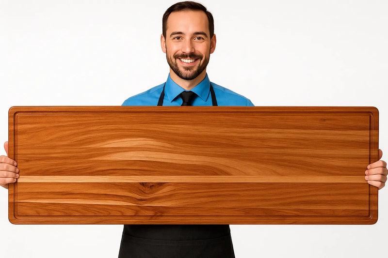 Extra Large Charcuterie Board – 36” Handcrafted Wood Grazing Tray – Perfect for Entertaining, BBQs & Parties - Our3Designs