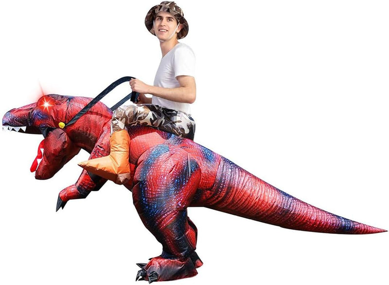 Get Ready to Roar! Inflatable T-Rex Costume for Epic Halloween Fun!🎉🦖 Perfect for Parties & Cosplay!