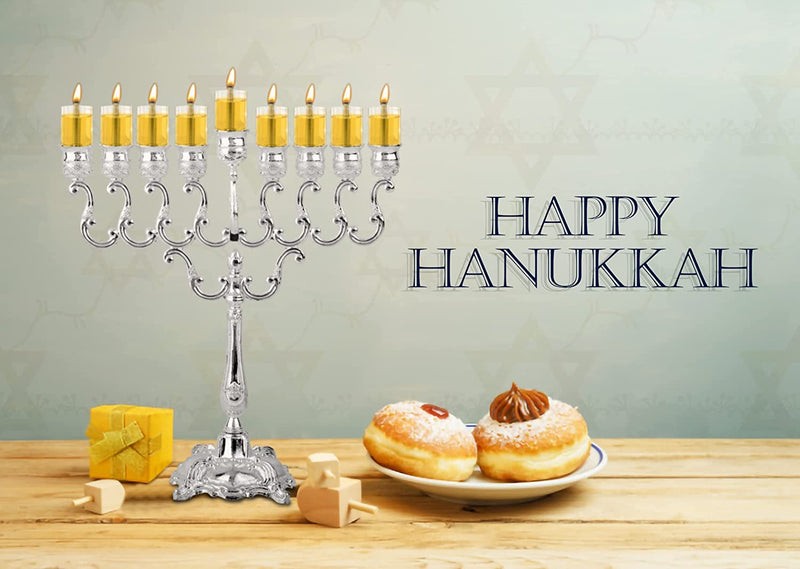 Chanukah Menorah Oil Glass Cups - Glass Oil Insert Cups for Menorahs -