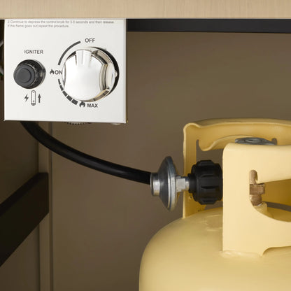 Better Home and Gardens Ventura Metal LP Firepit