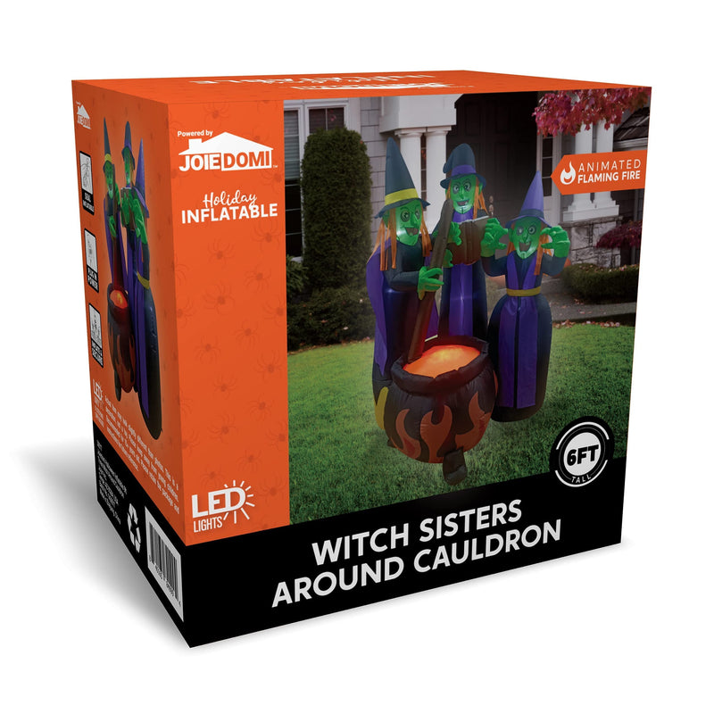 Turn Your Yard into a Spooktacular Wonderland with Our 6 Ft Inflatable Witches Cauldron! 🎃✨ #HalloweenFun #InflatableMagic
