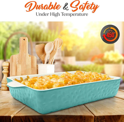 Upgrade your baking game with our 3-Piece Nonstick Ceramic Bakeware Set! 🍰 Safe, stylish, and perfect for all your culinary creations! #BakingEssentials #NonstickCookware