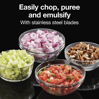 3.5 Cup 2-Speed Food Processor, Gray