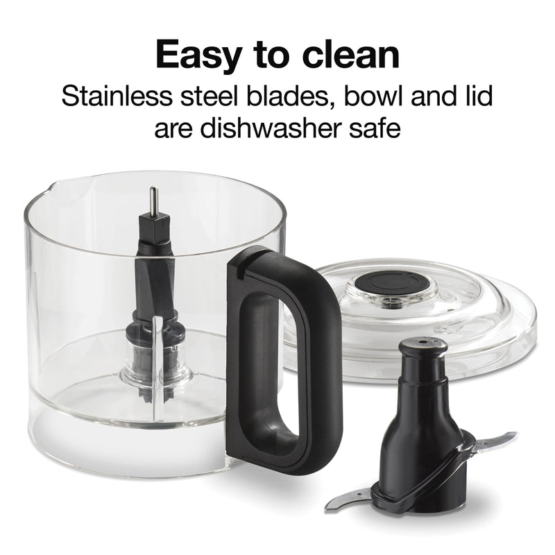 3.5 Cup 2-Speed Food Processor, Gray