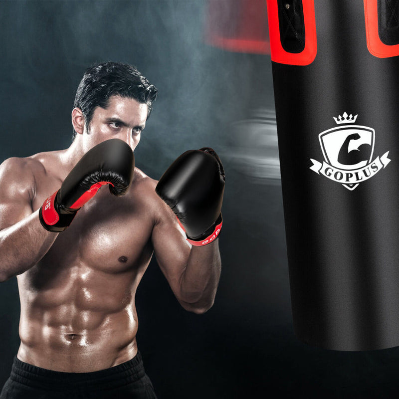 Ultimate 56/63Lbs Filled Punching Bag Set with Premium Boxing Gloves - Perfect for Home Fitness!