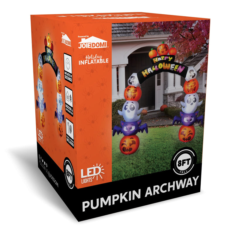 Elevate Your Halloween Vibes with Our 8 Ft Inflatable Pumpkin Archway! 🎃✨ Perfect for Spooky Season Decor! #HalloweenDecor #InflatableFun