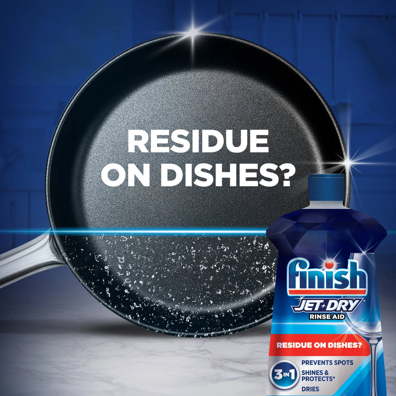 Jet-Dry Rinse Aid, Dishwasher Rinse Agent and Drying Agent, 8.45 Oz