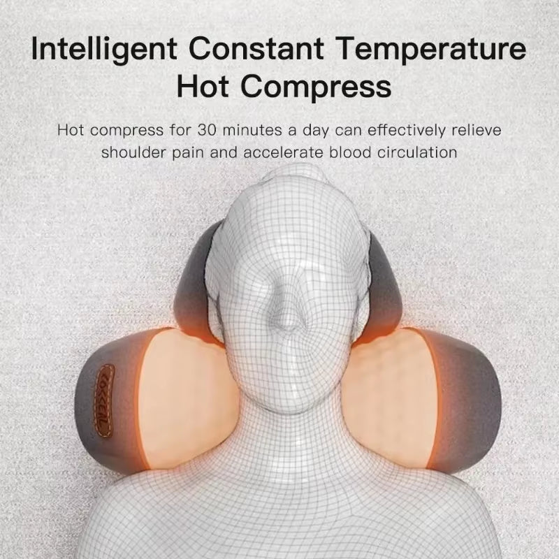 Relax and Rejuvenate with Our Electric Neck Massager! 🌟 Experience Soothing Heat and Vibration for Ultimate Neck and Shoulder Relief! 💆‍♀️💖 #SelfCare #MassageMagic
