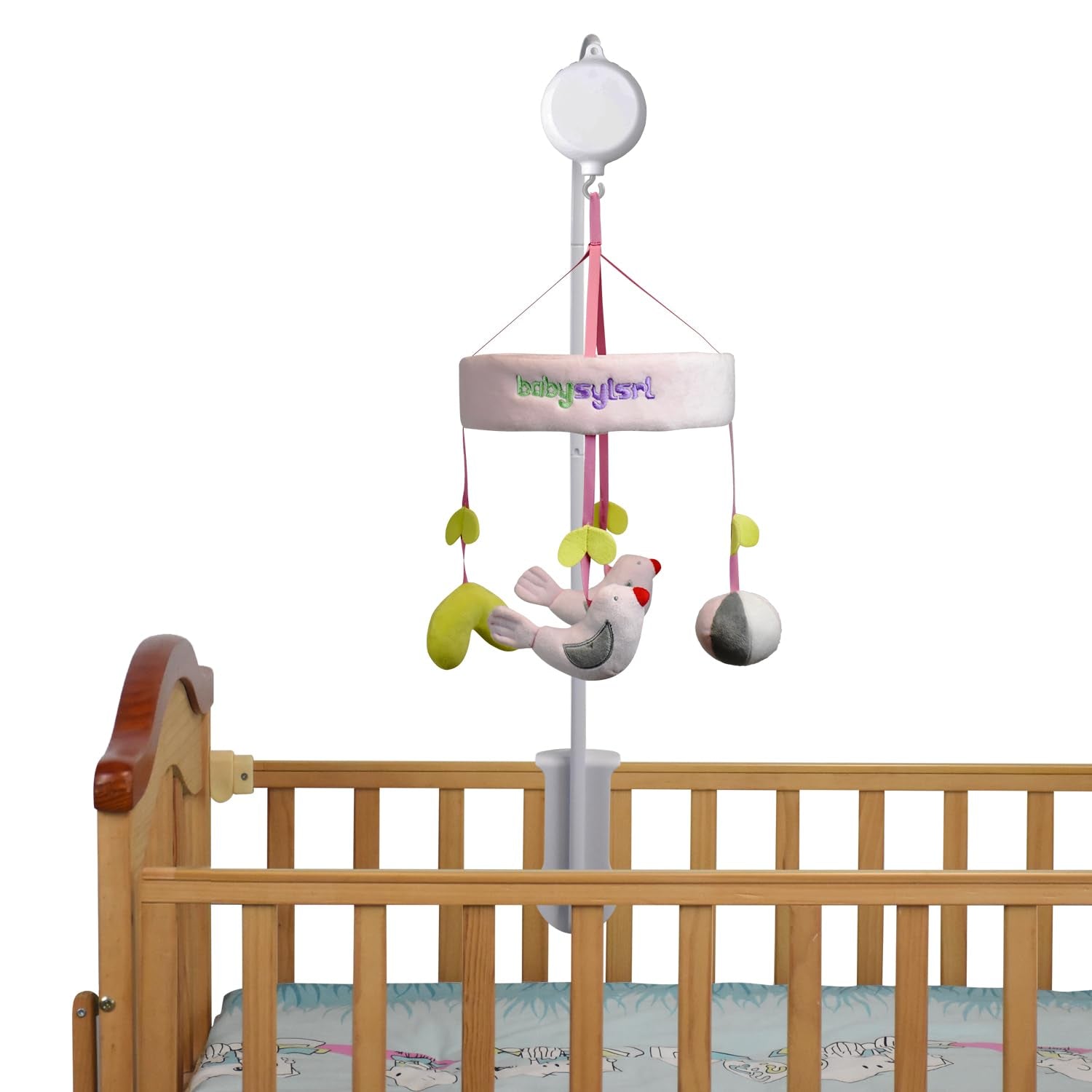 Enchanting 35-Inch Musical Baby Crib Mobile Arm with 3 Play Modes - Perfect for Boys & Girls!