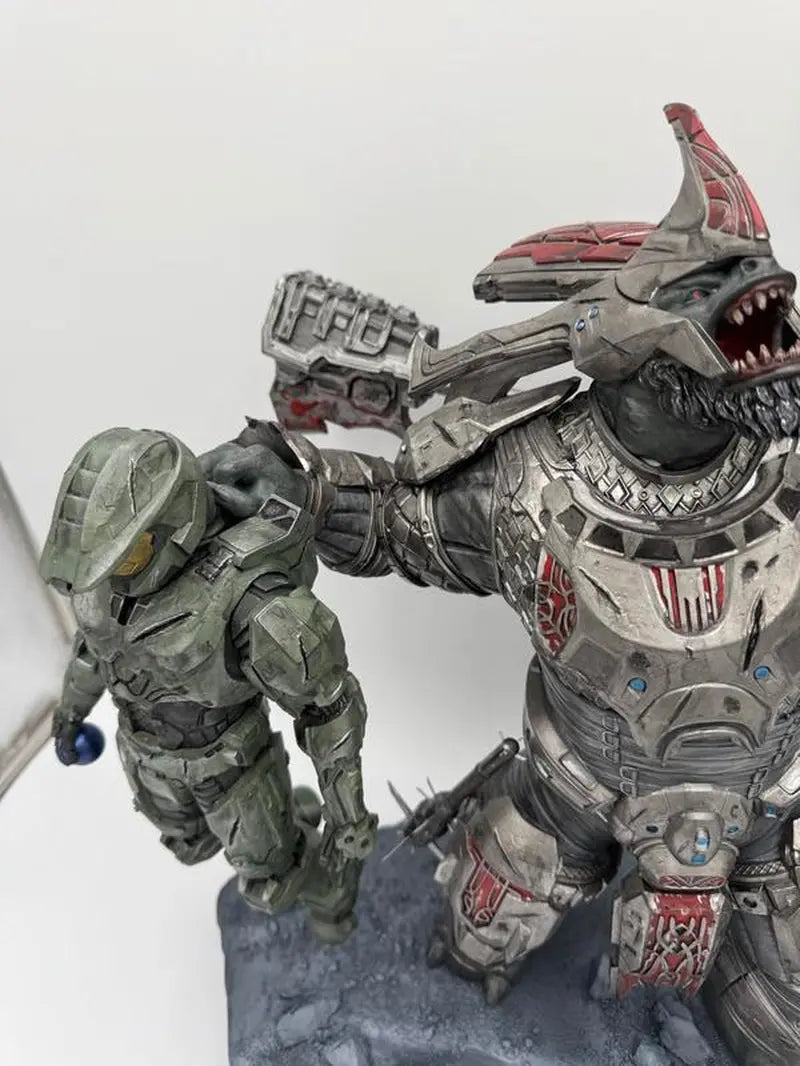 The House of Halo Believe Statue MASTERPIECE with Extra Weapons and Custom Stand $1300 OBO