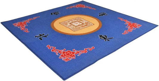 Universal Mahjong/Paigow/Card/Game Table Cover 31.5" X 31.5" (80Cm X 80Cm) (Blue)