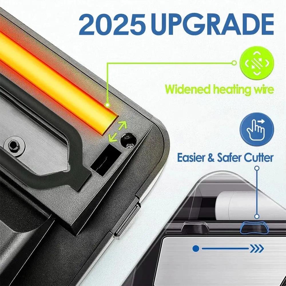 Seal in Freshness! Discover the Ultimate Automatic Vacuum Sealer with Built-In Cutter & Roll Storage!