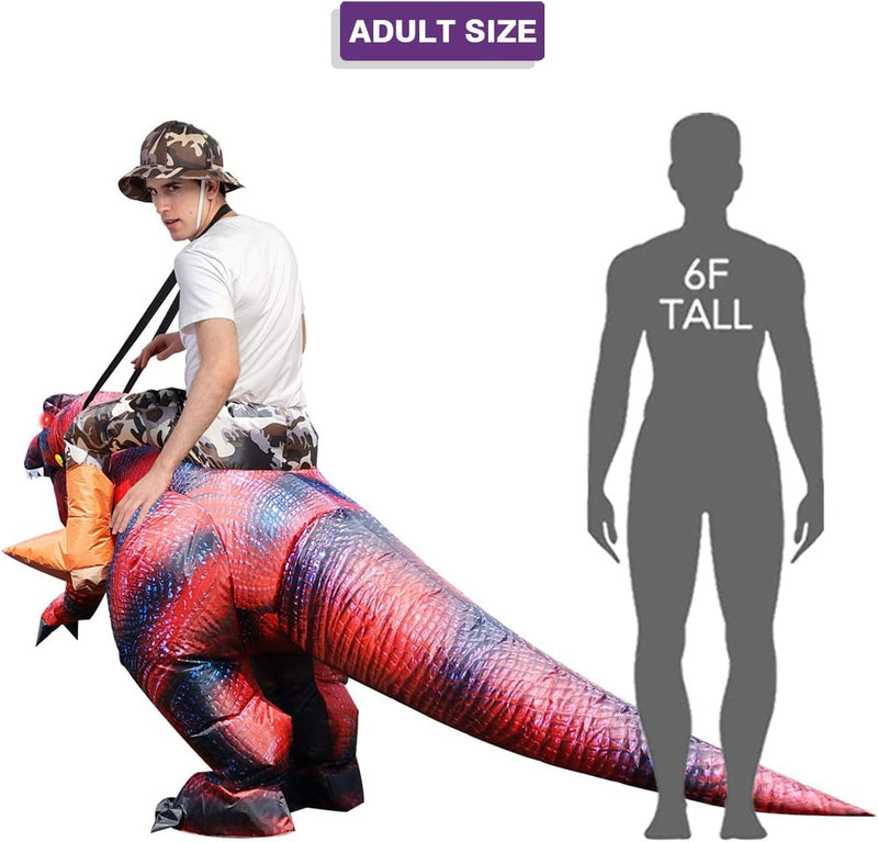 Get Ready to Roar! Inflatable T-Rex Costume for Epic Halloween Fun!🎉🦖 Perfect for Parties & Cosplay!