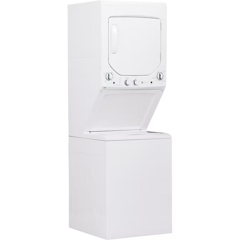 Compact Stacked Laundry Center with Efficient 2.3-Cu Ft Washer & Powerful 4.4-Cu Ft Electric Dryer