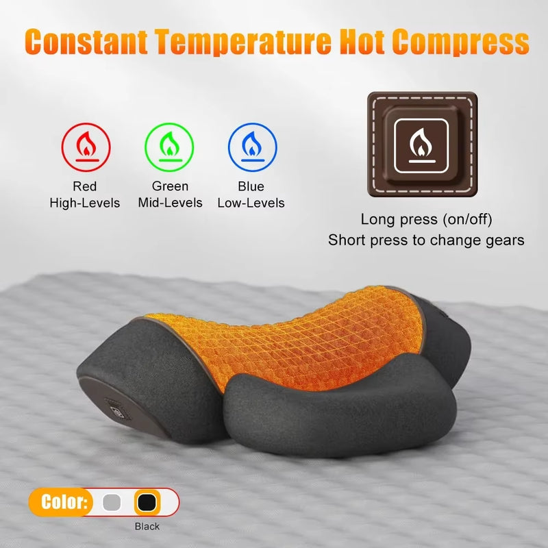 Relax and Rejuvenate with Our Electric Neck Massager! 🌟 Experience Soothing Heat and Vibration for Ultimate Neck and Shoulder Relief! 💆‍♀️💖 #SelfCare #MassageMagic