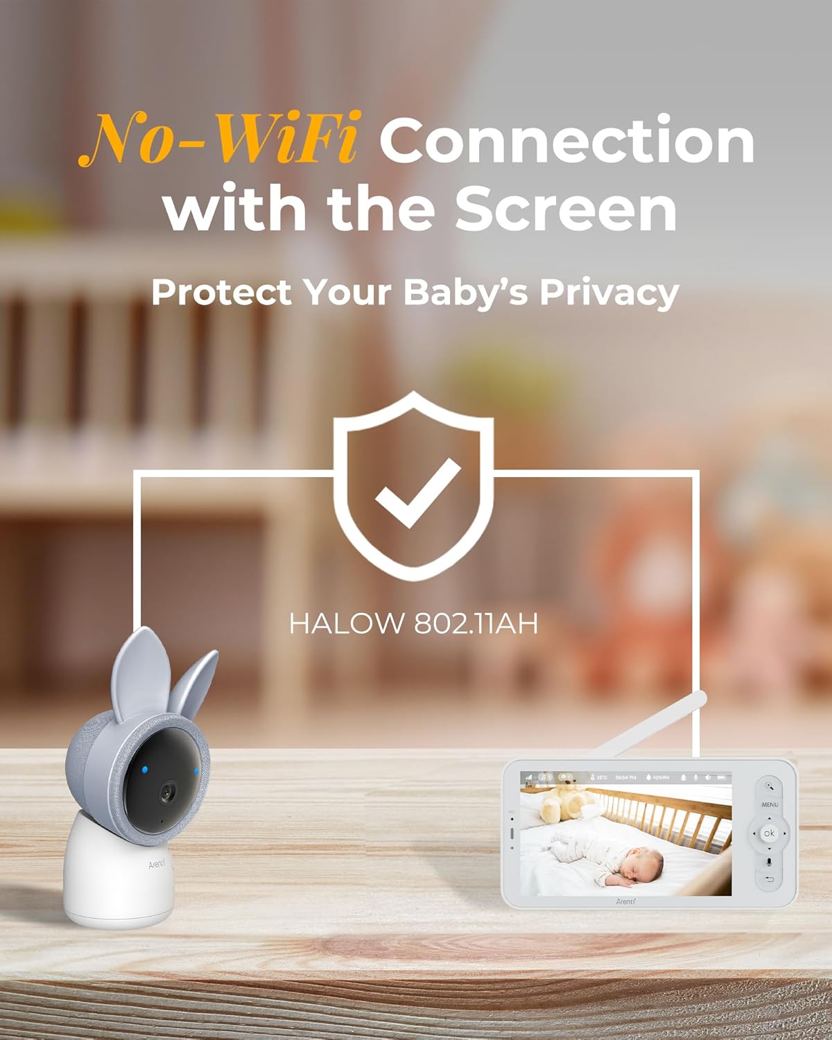 Advanced Baby Monitor with Dual Cameras, 2K Video, Cry & Motion Detection, and Smart Features - Your Ultimate Baby Care Companion