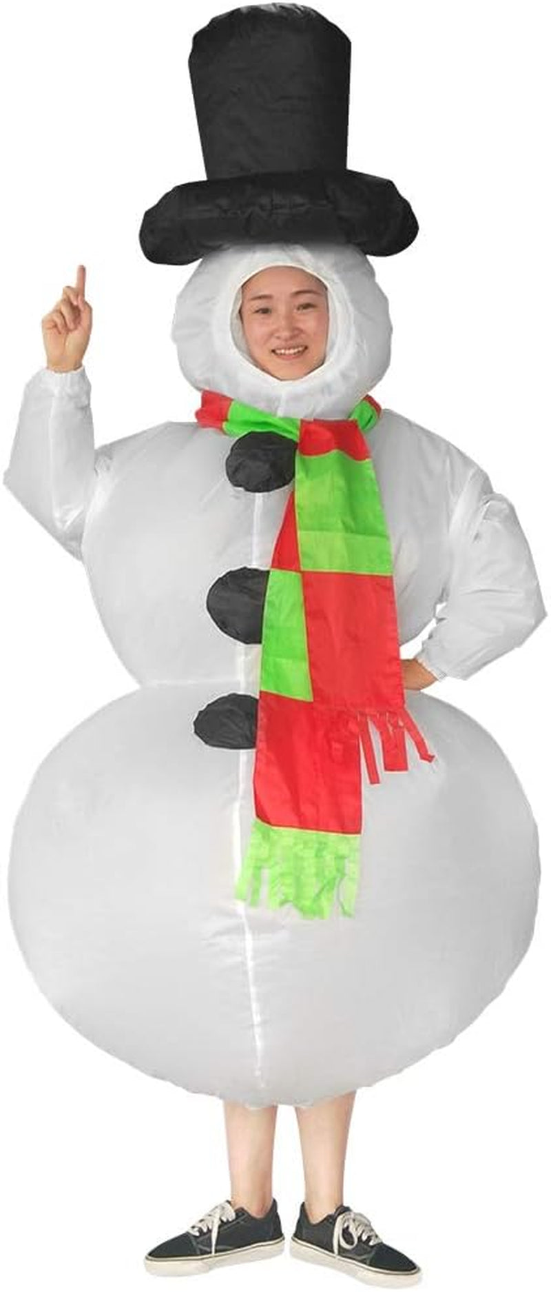 Get Ready to Stand Out with Our Inflatable Snowman Costume! Perfect for Parties and Cosplay Fun! 🎉☃️