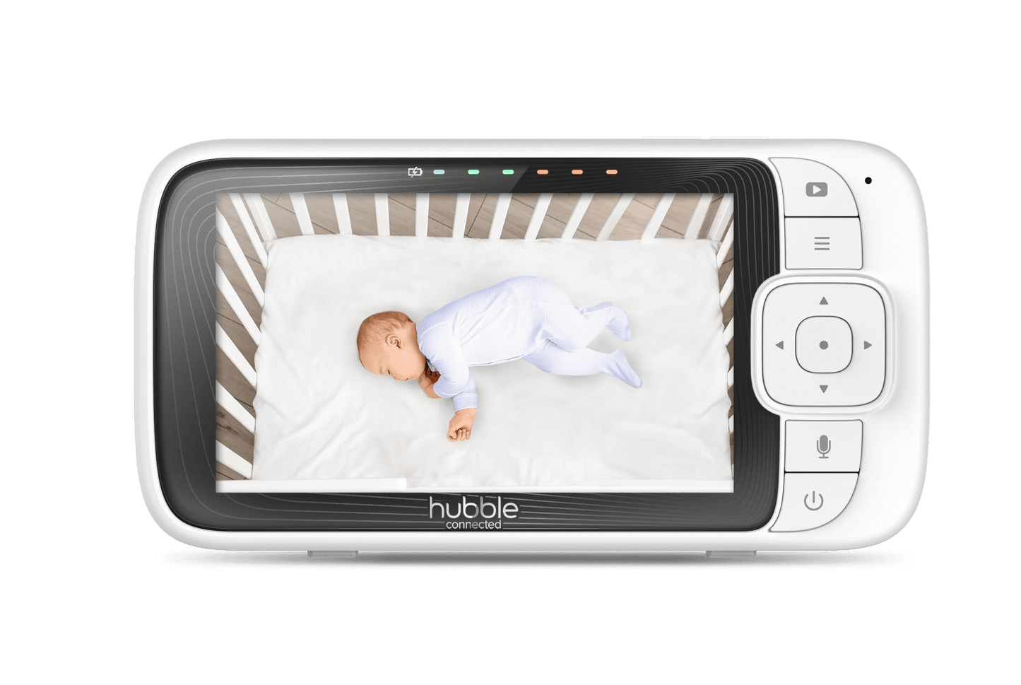 Elevate Your Parenting Game with the Hubble Nursery Pal Skyview: 5" HD Baby Monitor & Crib Mount Camera!